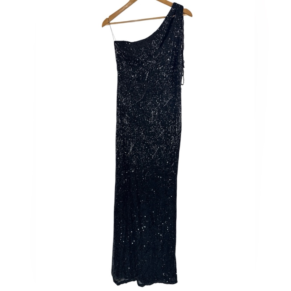 BABEYOND Embellished Sequin Asymmetric Dress Size Medium NWT - Picture 6 of 13